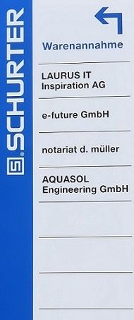 Infotafel am Eingang